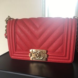 100% Real Chanel Boy Bag
